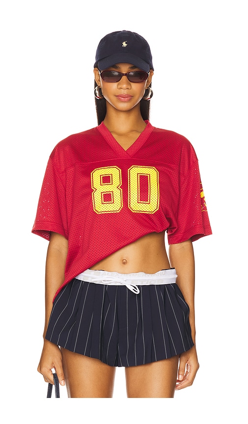 University Of Southern California Boyfriend Jersey Top in . - size M (also in S, XL/1X, XS) - Hype and Vice - Modalova