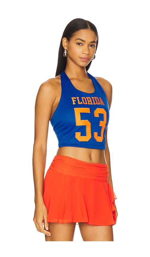 Hype And Vice University Of Florida Tailgate Jersey Top In Blue