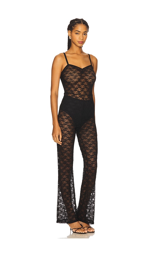 Hanky Panky X Lexi Wood Lucy Unitard In Black