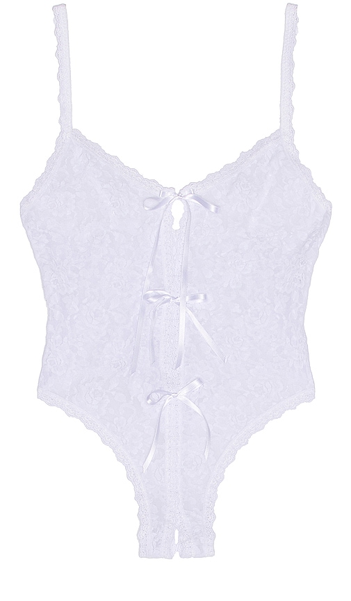 Hanky Panky Signature Lace Open Gusset Bodysuit – Oh Baby Luxurious. Sexy.  Lingerie.