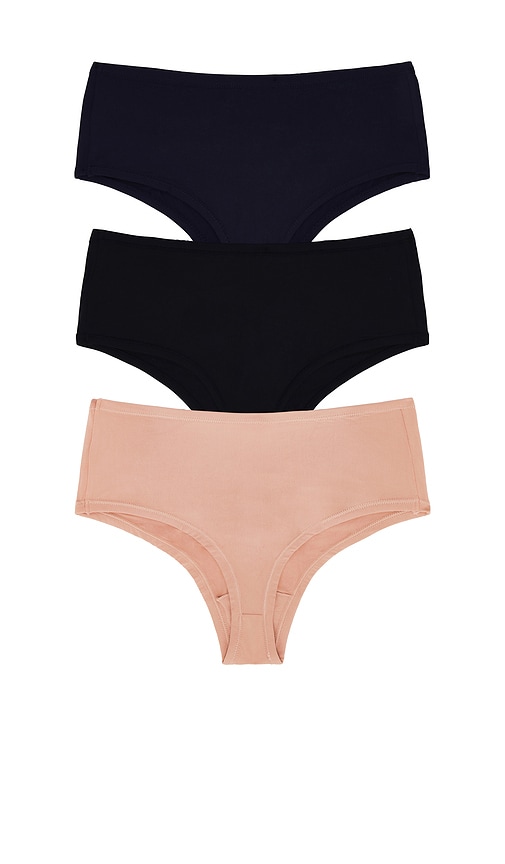 High Cut Thong 3pk in Black - Hanky Panky - Modalova