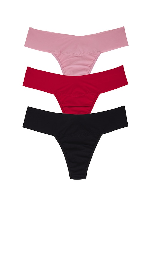 Breathe Natural Rise 3 Pack in Pink. - size L (also in M, S, XS) - Hanky Panky - Modalova