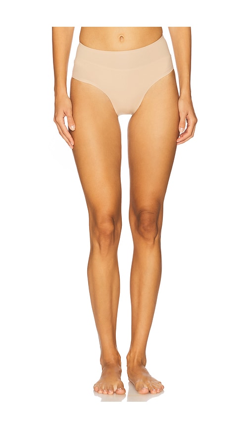 Body Midrise Thong in Beige. - size XS (also in L, M, S, XL)