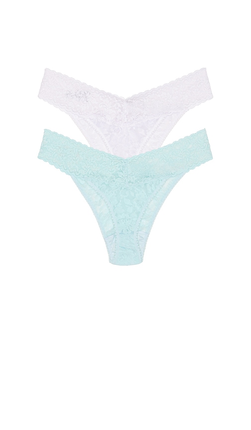 Hanky Panky I Do & Mrs Box Set Original Rise Thongs In Multi