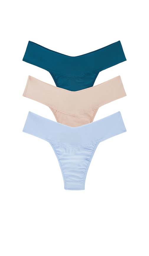 Hanky Panky 3 Natural Rise Thongs