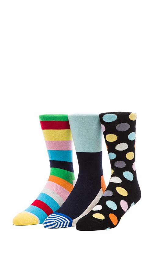 in Striped Toe & Big Dot & Stripe