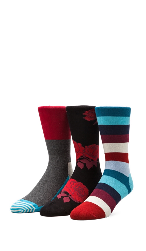 in Stripe/Striped Toe/Rose