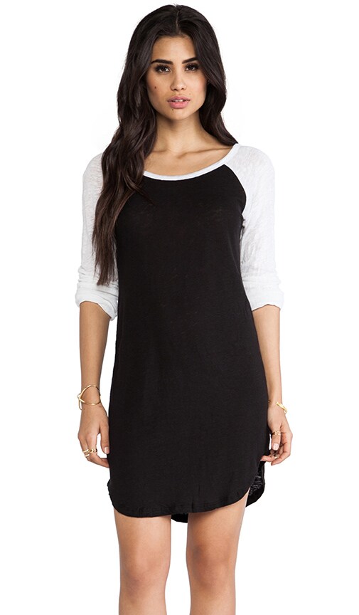 Colorblock Linen Rock Dress