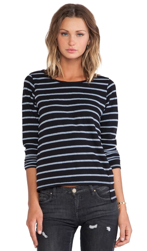 Denim Stripes French Tee