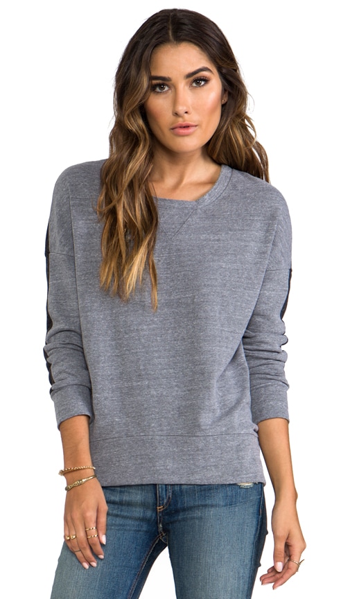 Half and Half Oversized Sweatshirt