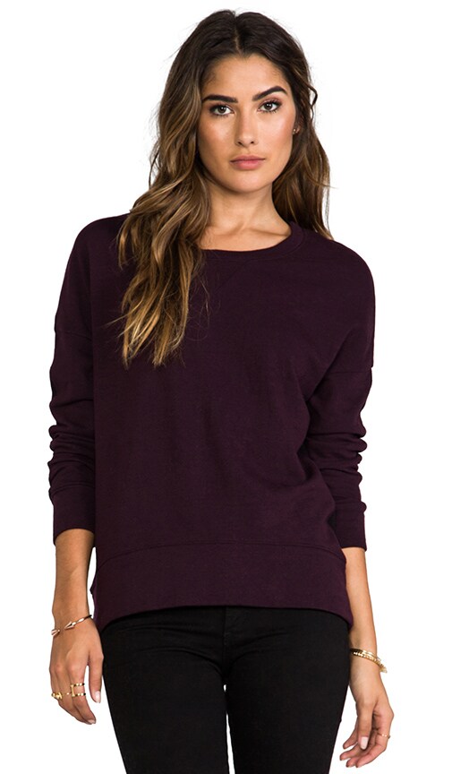 Half and Half Oversized Sweatshirt