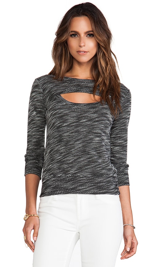 Luxe French Terry Open Sweatshirt