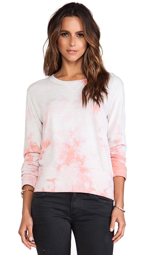 Sun Faded Tie Dye Vintage Crew