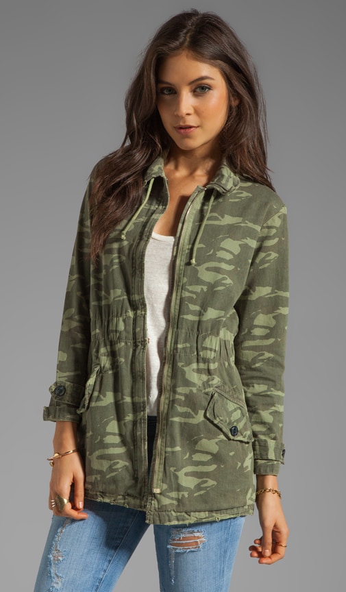 Camo Print Military Trench