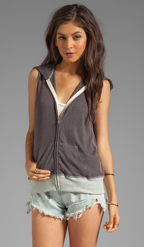 Burnt Out Vintage Sleeveless Hoody