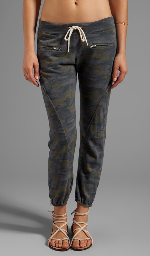 Camo Zipper Sweats