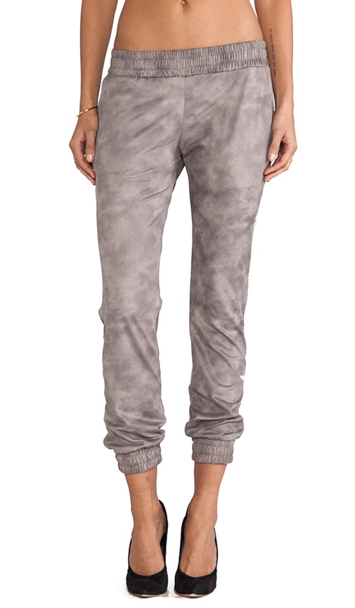 Basic Leather Sweats