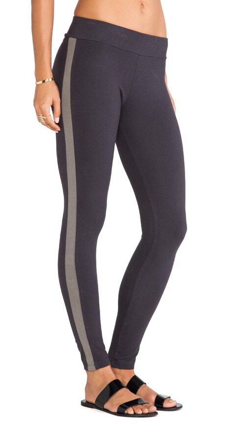 Heavy Stretch Cotton Tuxedo Leggings