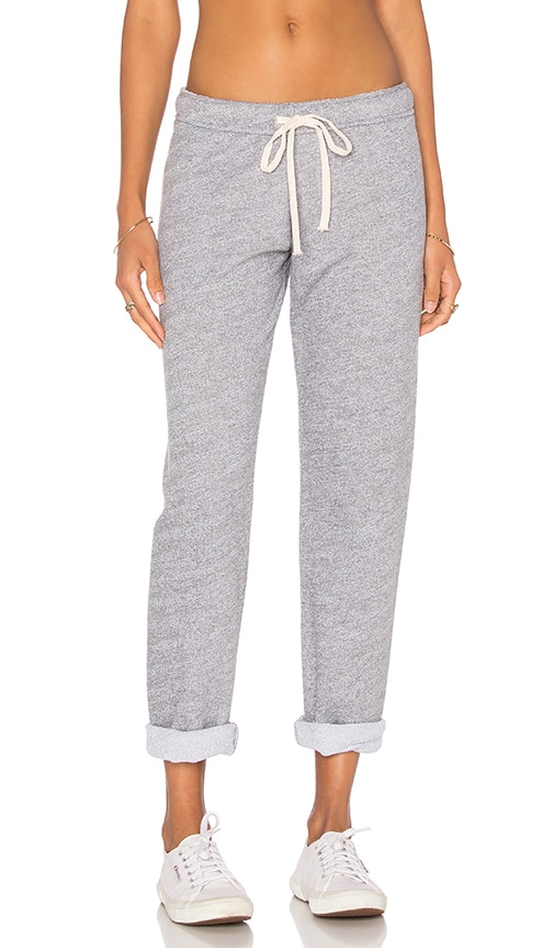 MONROW Boyfriend Sweatpant in Heater in Heather | REVOLVE