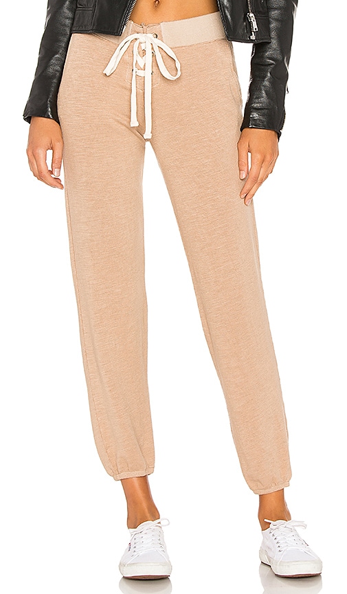 monrow lace up sweatpants