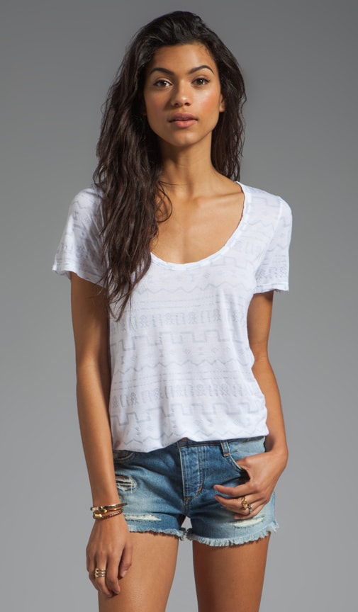 Tiki Print Basic Crew Tee
