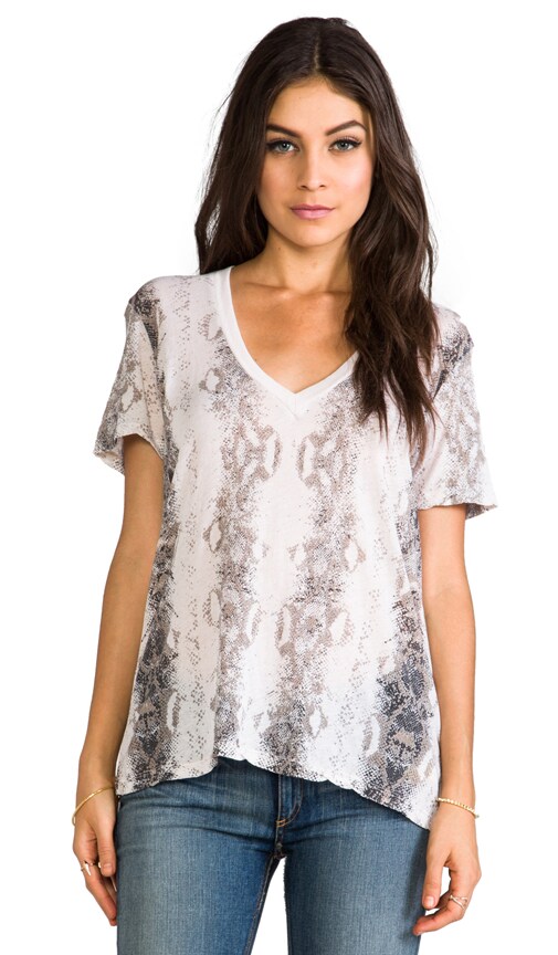 Snakeskin Oversized V