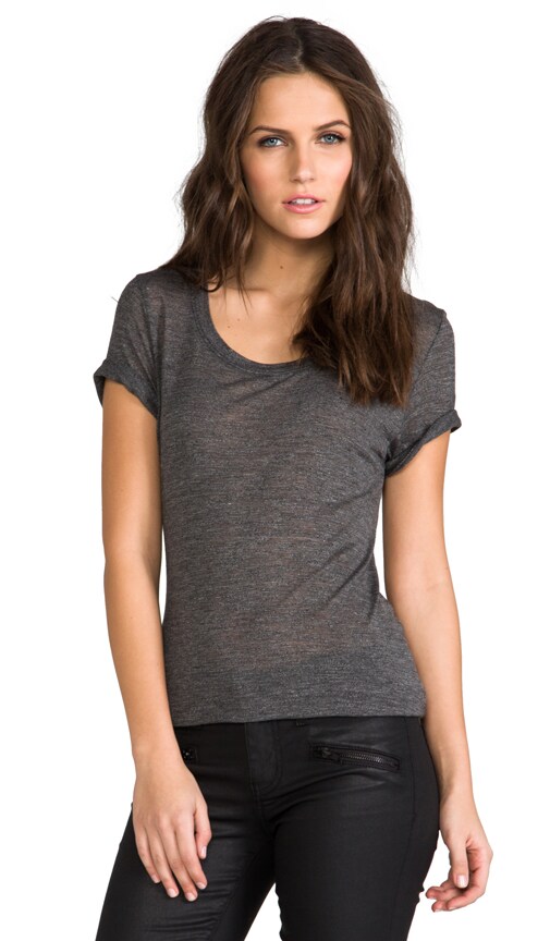 Rayon Slub Oversized Tee