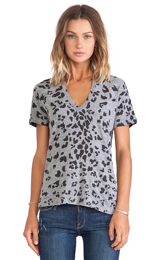 Oversized Leopard Print Tee