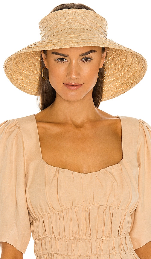 Shop Hat Attack Roll Up Travel Visor In Tan