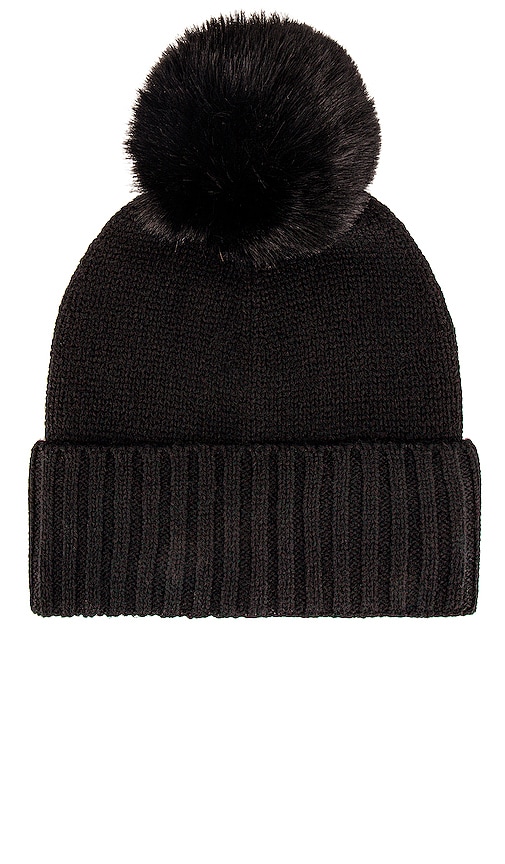  Hat Attack Bonnet Slouchy Cuff En Black. 