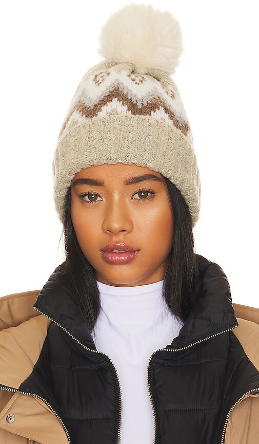 Hat Attack Fair Isle Beanie in Neutral