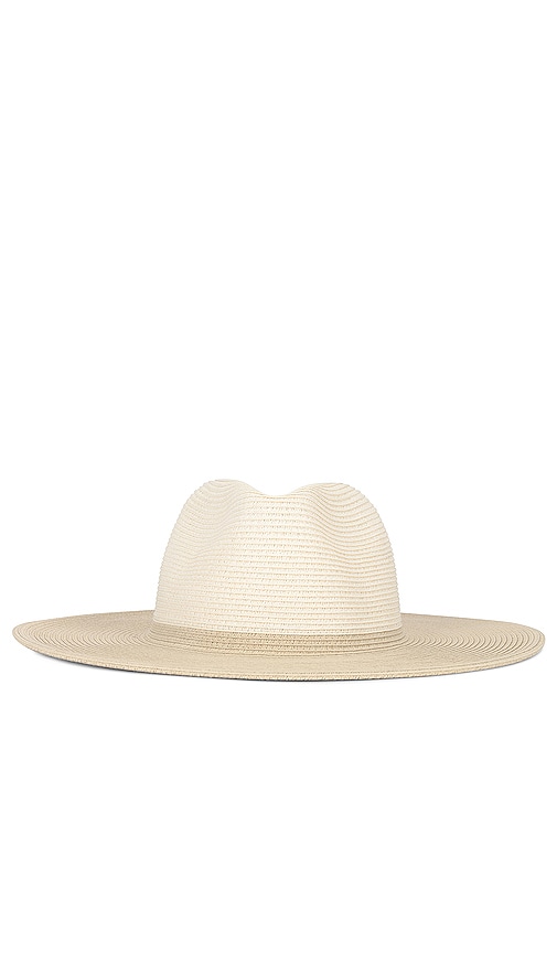 Shop Hat Attack Colorblock Continental Hat In 自然色 & 棕褐色
