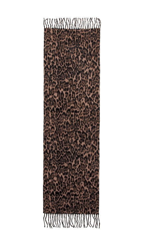  Hat Attack Leopard Scarf In Brown. 