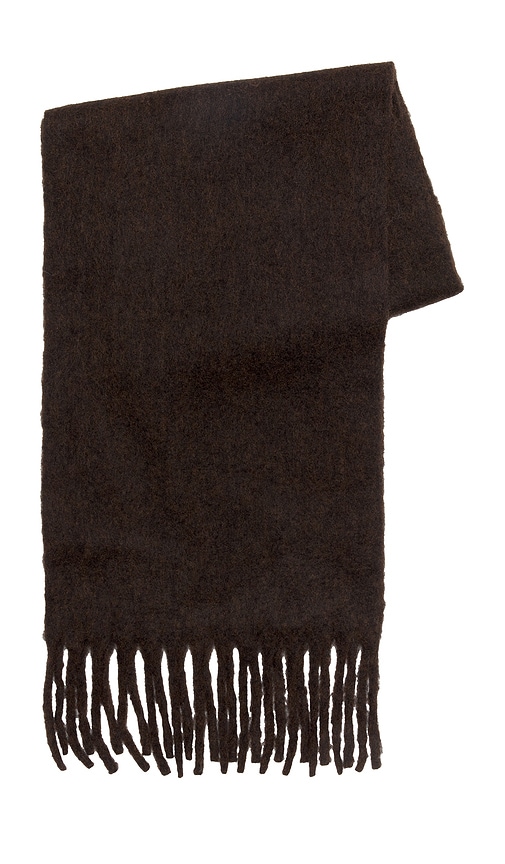 Hat Attack Cozy Solid Scarf In Brown