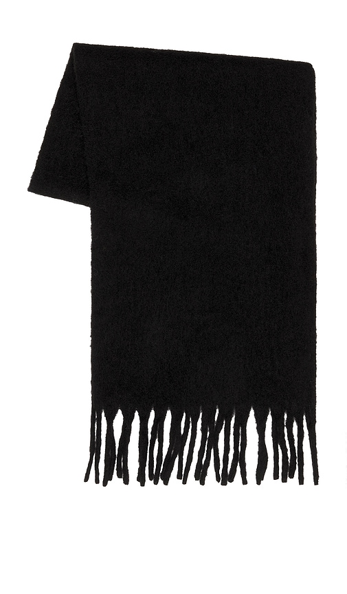 Hat Attack Cozy Solid Scarf In Black