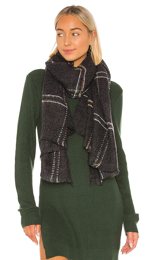 Windowpane Blanket Scarf