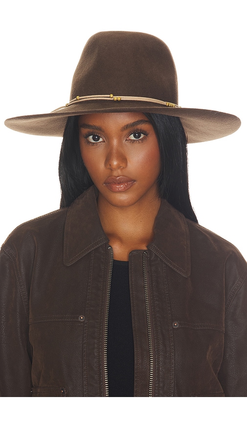 Hat Attack Mountain Cowgirl Hat in Chocolate.