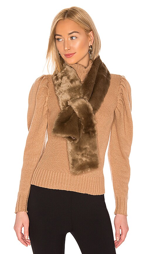 Faux Fur Pull Thru