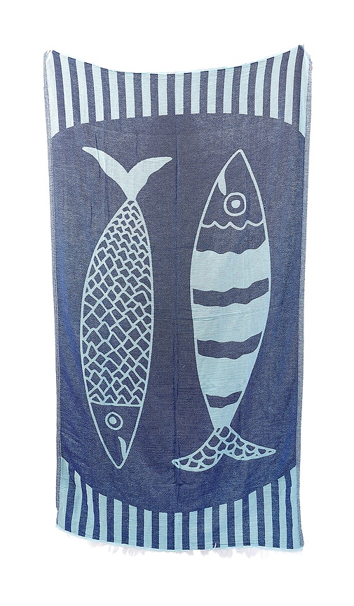 Hat Attack SERVIETTE FANTAISIE NOVELTY TOWEL en Navy 97 €