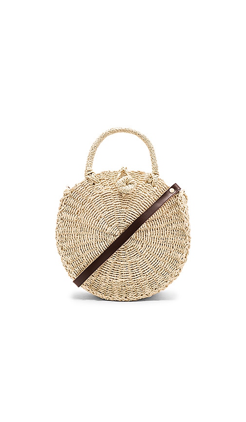 Hat Attack Mini Cooper Round Bag in Natural | REVOLVE