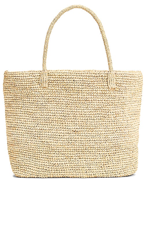 florabella Small Napa Lux Bag in Natural & Gold