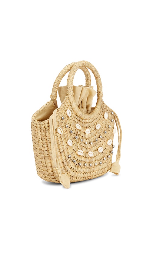  Hat Attack Janie Shell Top Handle Bag In Neutral. 