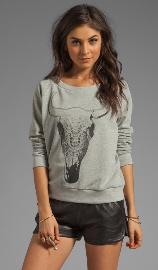 Snake Skin Longhorn Sweatshirt