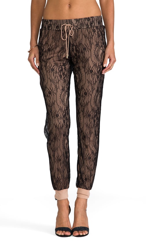 Chiffon & Lace Sweatpant