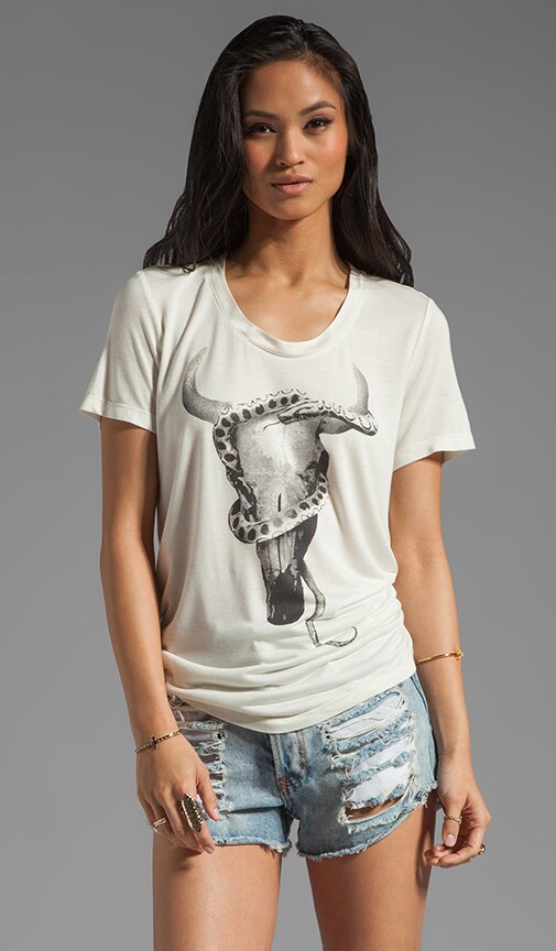 Longhorn with Snake Tee