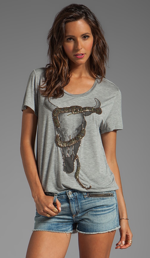 Longhorn with Snake Tee
