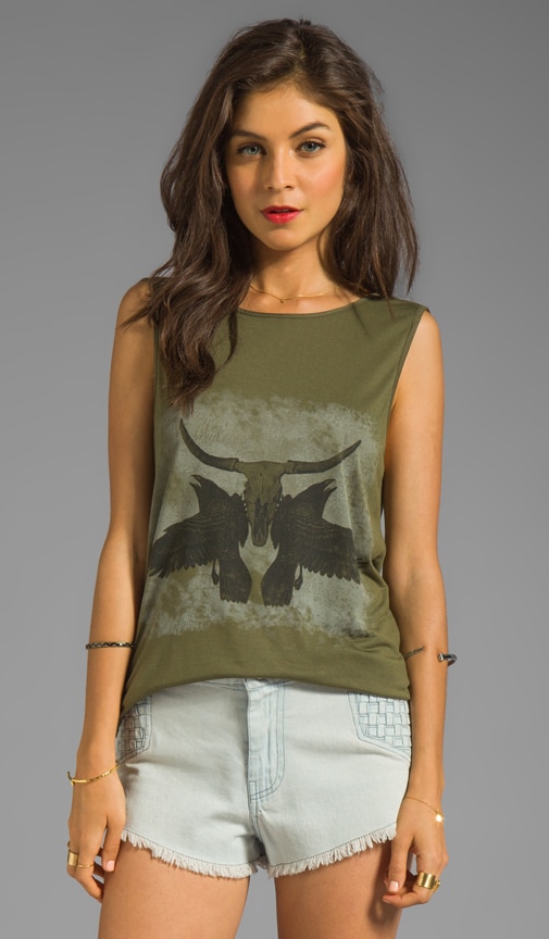 Ravens and Longhorn Skull Tank
