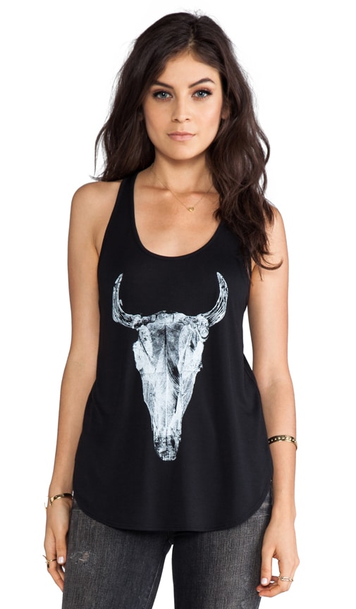 Longhorn Shirt Tail Racer Back