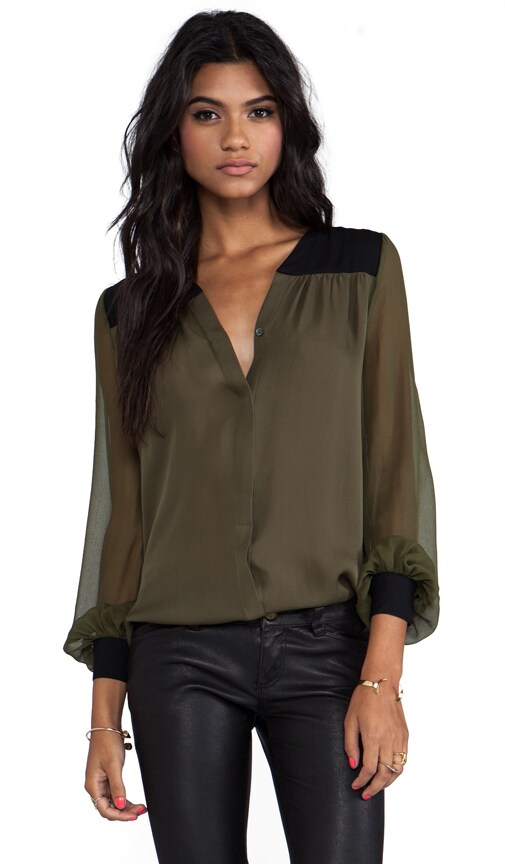 Colorblock Blouse