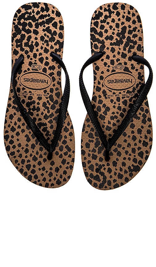 black and rose gold havaianas